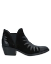 Fabbrica Dei Colli Ankle Boots In Black