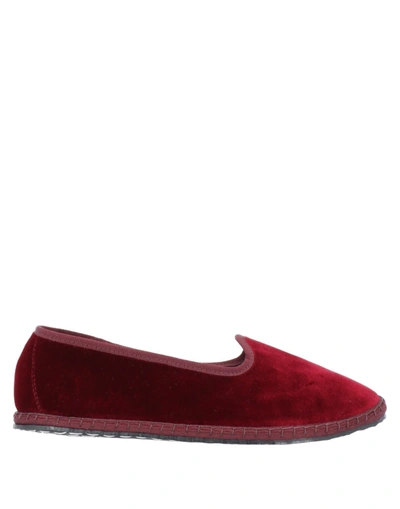 Vibi Venezia Loafers In Red