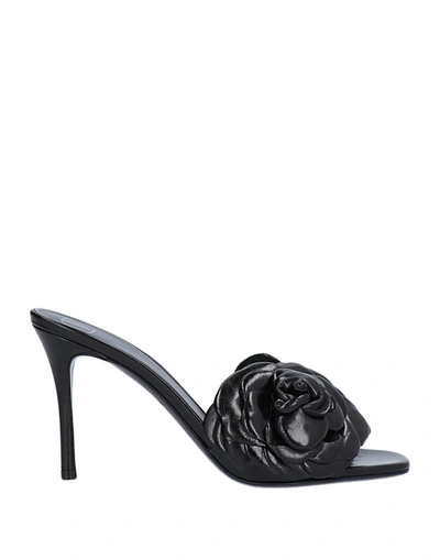 Valentino Garavani Sandals In Black