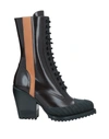 Chloé Ankle Boots In Brown
