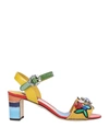 Dolce & Gabbana Sandals In Yellow
