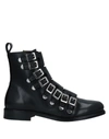 Maje Multi-strap Flat Boots In Black