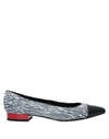 Geox Ballet Flats In Black