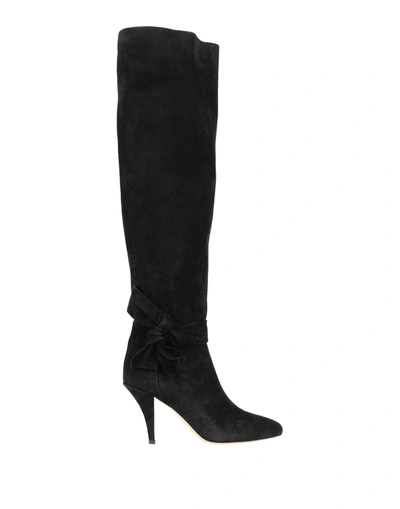 Valentino Garavani Knee Boots In Black