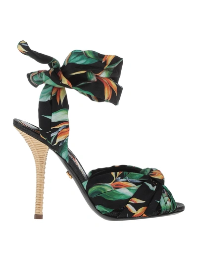 Dolce & Gabbana Sandals In Green