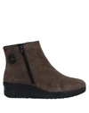 Cinzia Soft By Mauri Moda Ankle Boots In Dark Brown