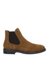 SELECTED HOMME SELECTED HOMME MAN ANKLE BOOTS CAMEL SIZE 13 SOFT LEATHER,17099247NG 5