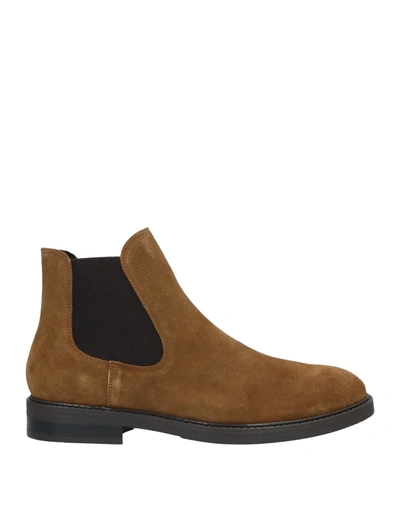 Selected Homme Suede Chelsea Boot In Tan-brown
