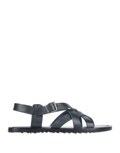 Pollini Sandals In Blue