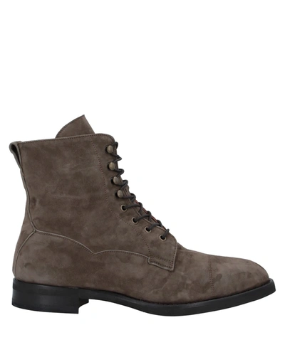 Andrea Ventura Firenze Ankle Boots In Grey