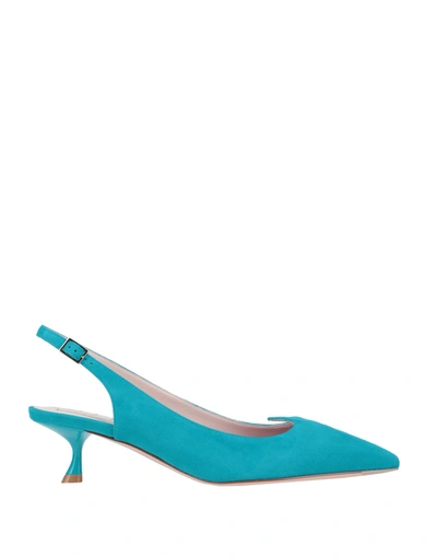 Roger Vivier Pumps In Azure