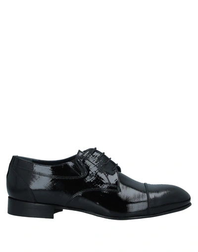 Gai Mattiolo Lace-up Shoes In Black
