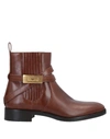 Tory Burch Ankle Boots In Brown