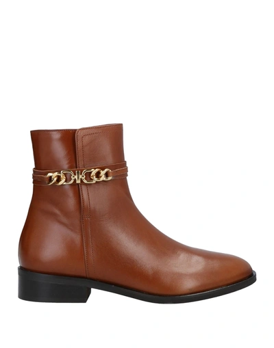 Jonak Ankle Boots In Brown