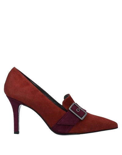 Paola Ferri Loafers In Red