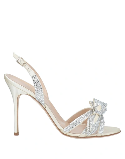 Alessandra Rich Sandals In White