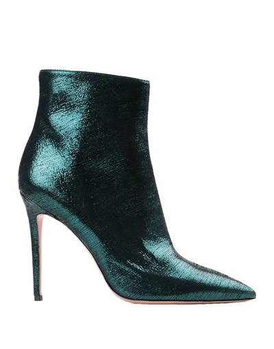 A.bocca Ankle Boots In Deep Jade