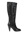Paola Ferri Knee Boots In Black