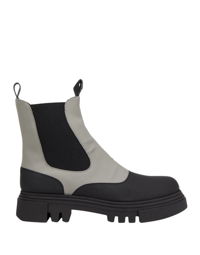 8 By Yoox Ankle Boots In Grey