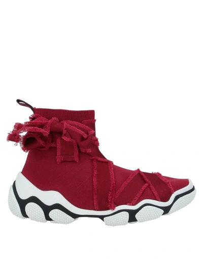 Redv Red(v) Woman Sneakers Red Size 10 Textile Fibers