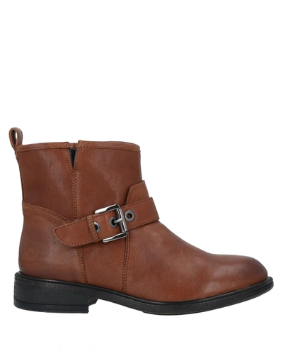 Geox Ankle Boots In Brown