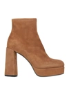 Premiata Ankle Boots In Camel