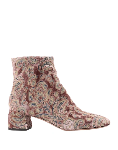 A.bocca Ankle Boots In Pink