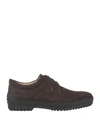 Tod's Lace-up Shoes In Dark Brown