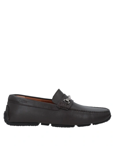 Bally Loafers In Dark Brown