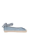 Tory Burch Espadrilles In Pastel Blue