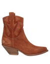 Buttero Ankle Boots In Brown
