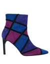 Geox Ankle Boots In Bright Blue