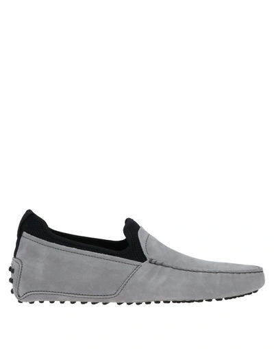 Tod's Loafers In Light Grey