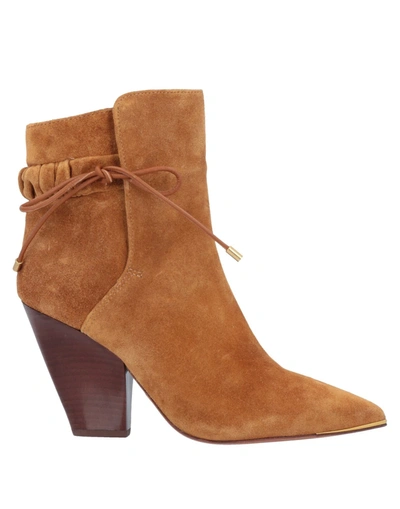 Tory Burch Ankle Boots In Beige