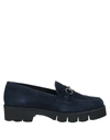 Luca Grossi Loafers In Dark Blue