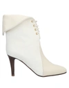 Chloé Ankle Boots In Beige