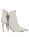 Twinset Ankle Boots In White