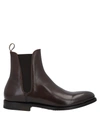 Alberto Fasciani Ankle Boots In Dark Brown