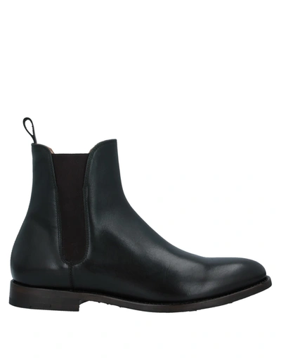 Alberto Fasciani Ankle Boots In Green