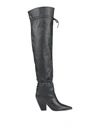 Tory Burch Knee Boots In Black