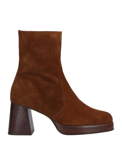 Jonak Ankle Boots In Brown