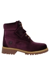 Off-white™ X Timberland Off-white&trade; X Timberland Ankle Boots In Garnet