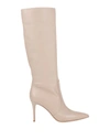 Gianvito Rossi Knee Boots In Beige