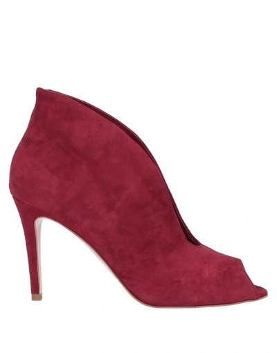 Liu •jo Ankle Boots In Maroon