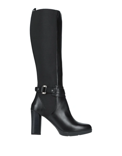 Geox Knee Boots In Black