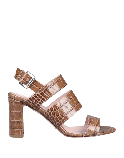 Anna F. Sandals In Beige