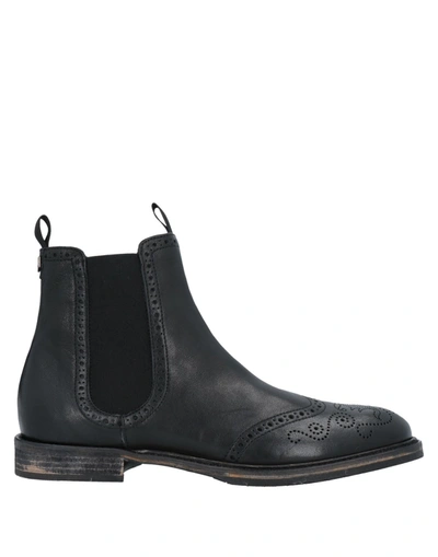 John Galliano Ankle Boots In Black