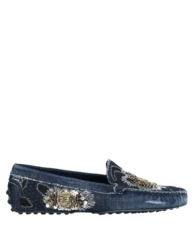 Tod's Loafers In Blue