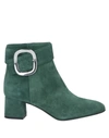 Spaziomoda Ankle Boots In Green