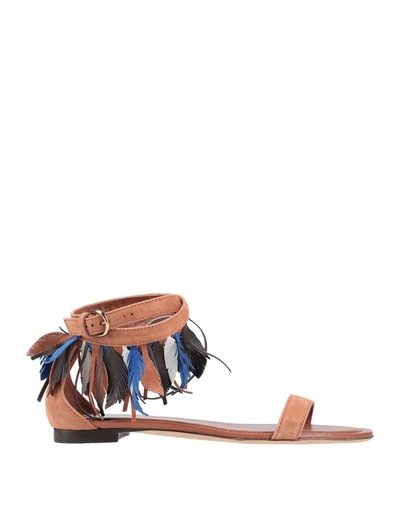 Tod's Sandals In Brown